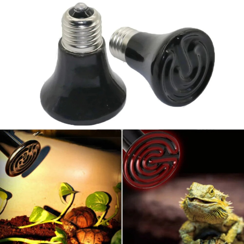 Ceramic Heat Emitter - Pet Ceramic Infrared Heat Lamp Anti-scald