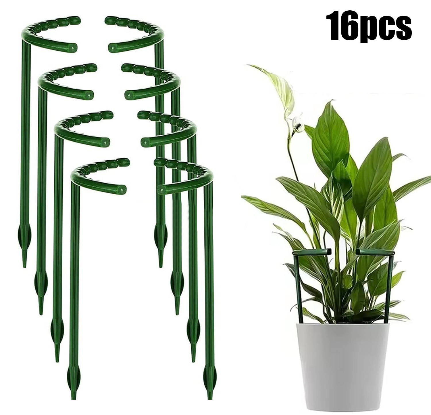 1/16pcs Plant Support Stake Fl – обзор и цена Vine Climbing Plastic