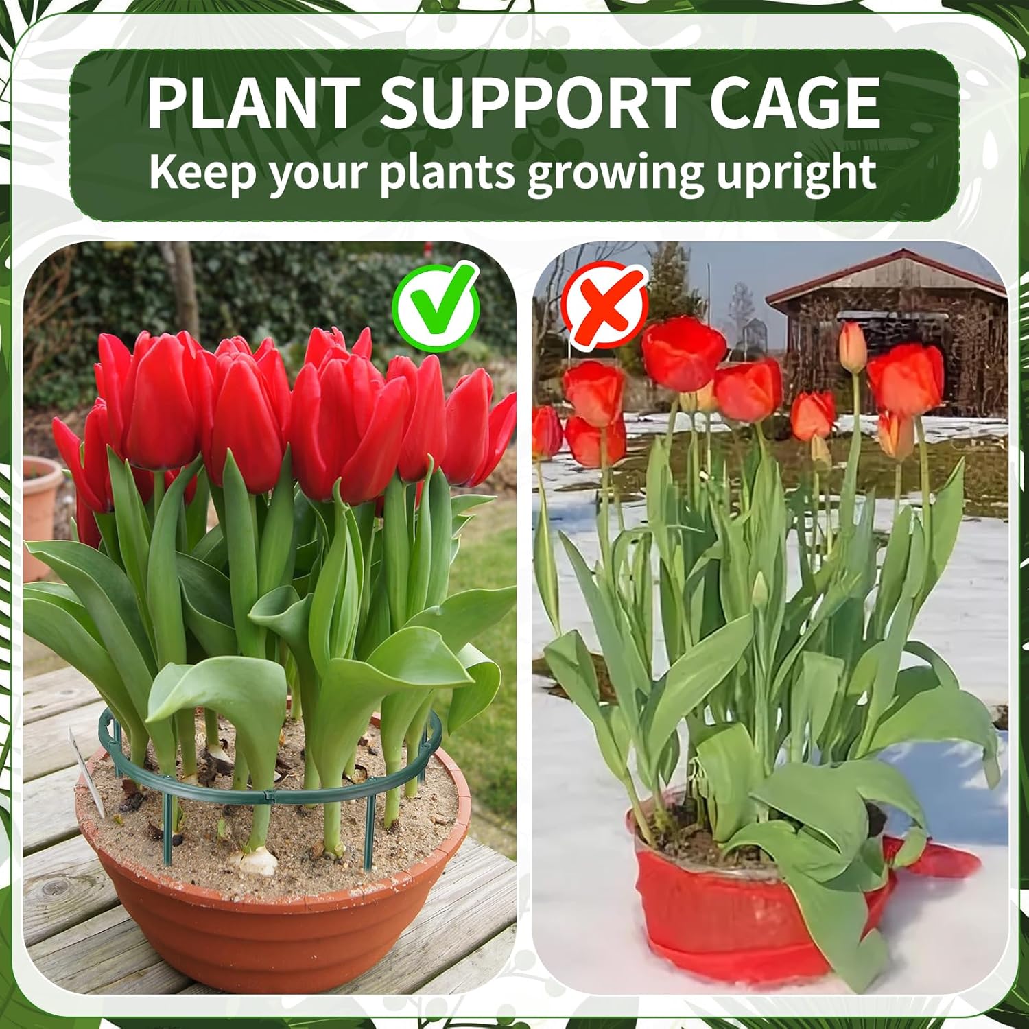 1/16pcs Plant Support Stake Fl – обзор и цена Vine Climbing Plastic