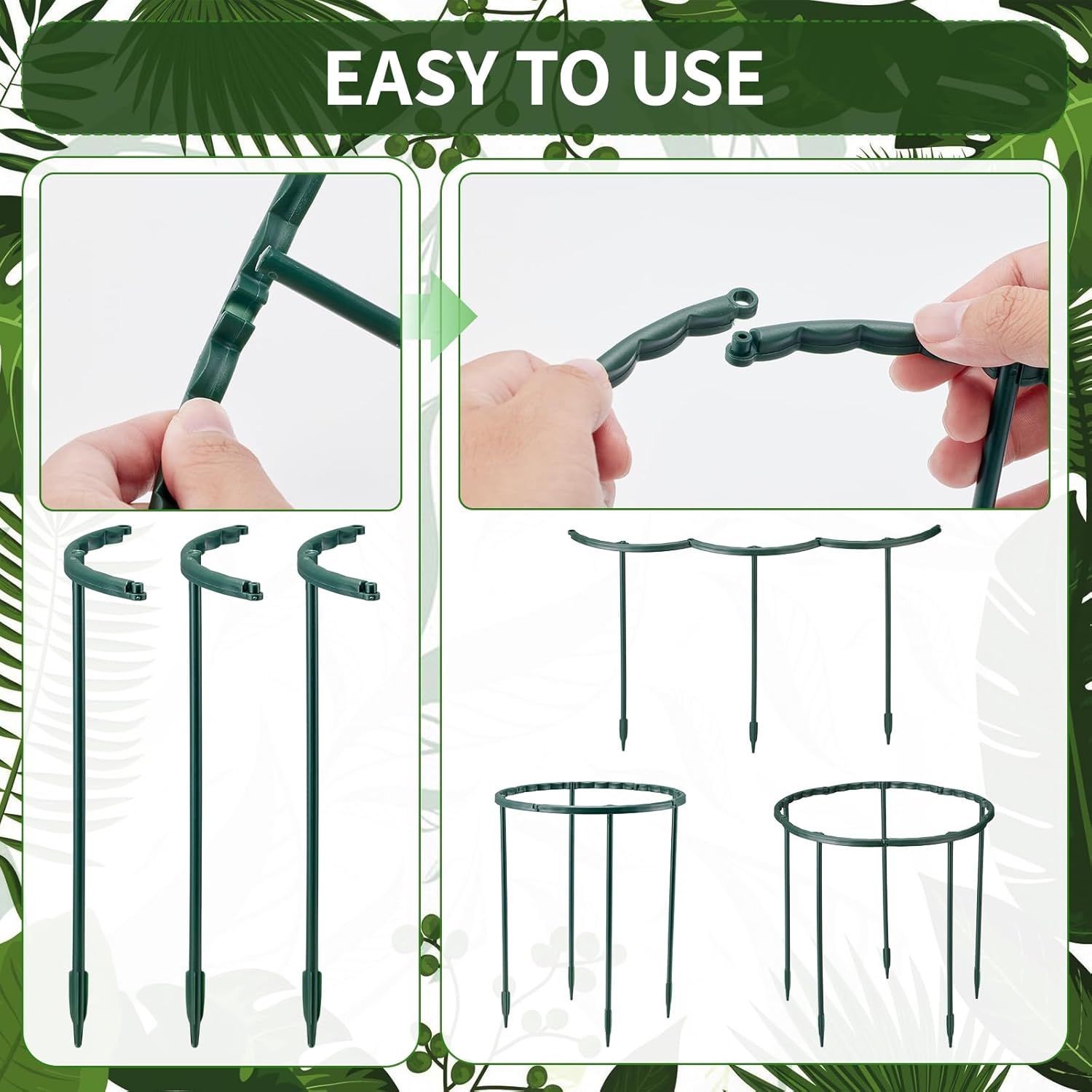 1/16pcs Plant Support Stake Fl – обзор и цена Vine Climbing Plastic