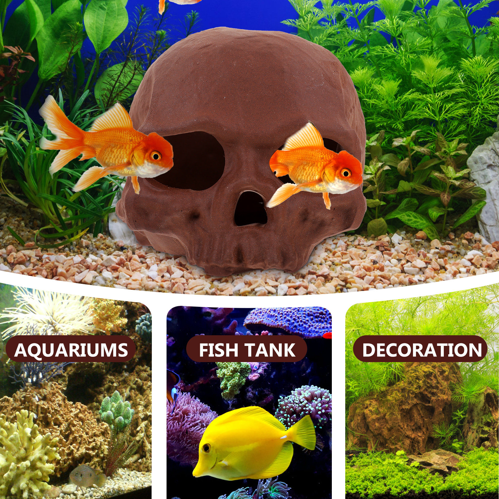 Ceramic Fish Tank Decoration S – обзор и цена Hide Cave Ceramic