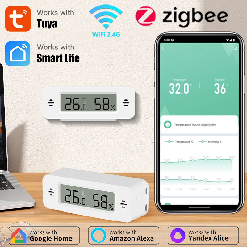 Tuya WiFi/Zigbee Temperature H – обзор и цена Digital Hygrometer Probe