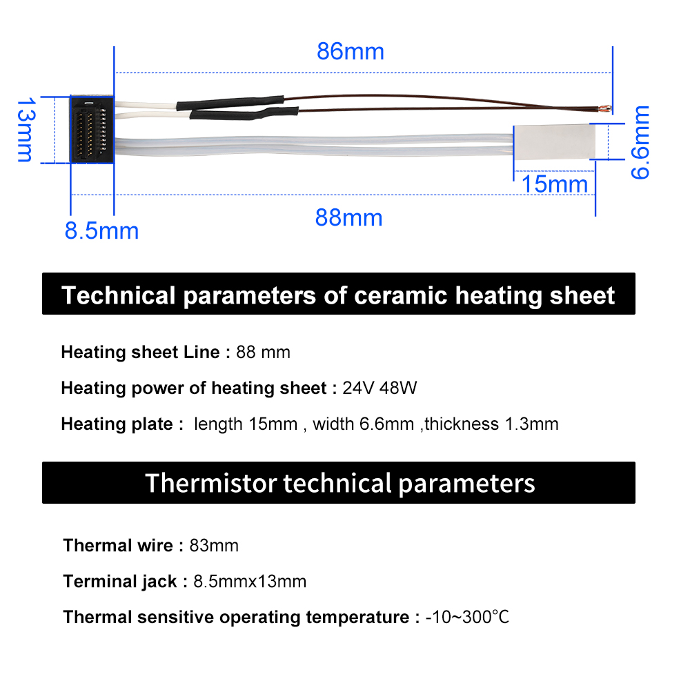 Heating Tube For Bambu Lab A1  – обзор и цена Ceramic Heat Emitter
