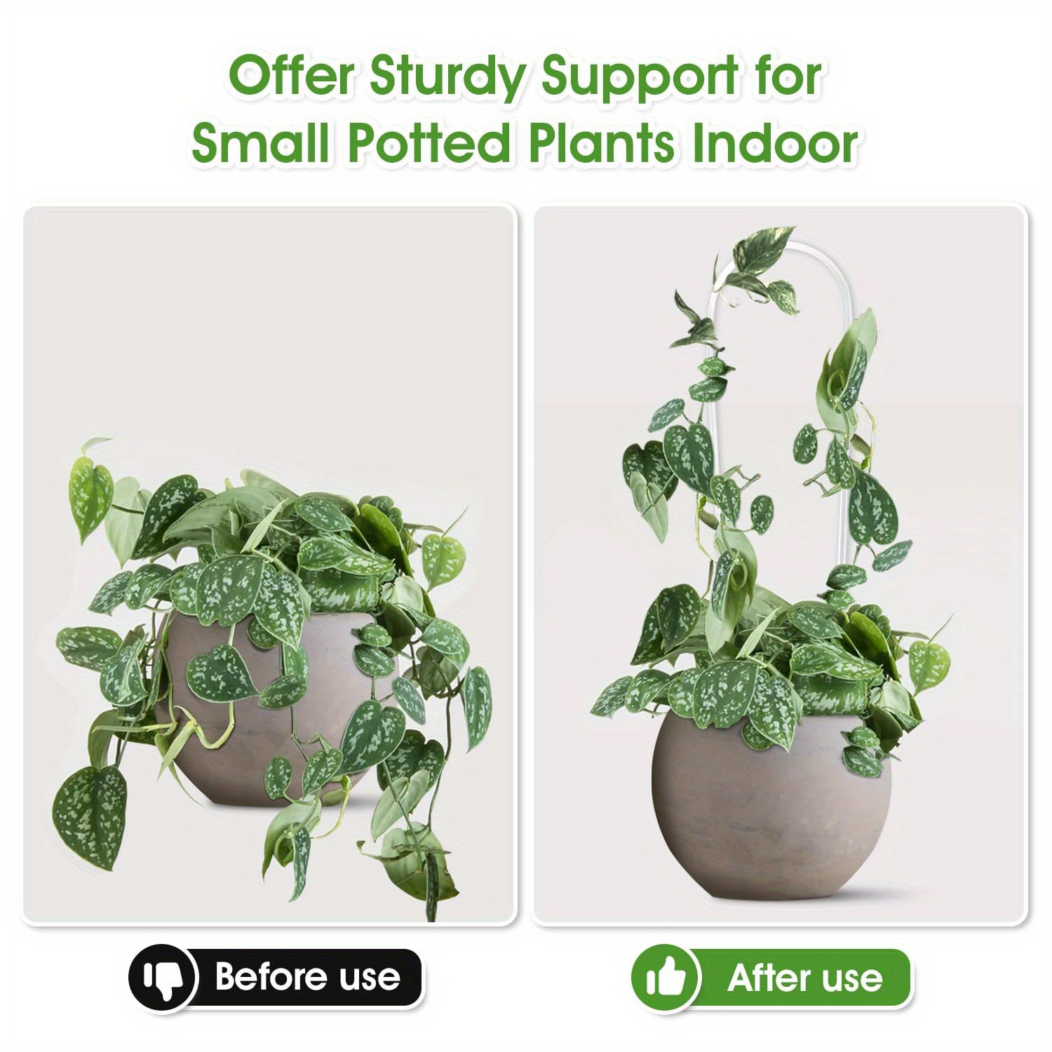 3pc u-shaped acrylic plant cli – обзор и цена Vine Climbing Plastic