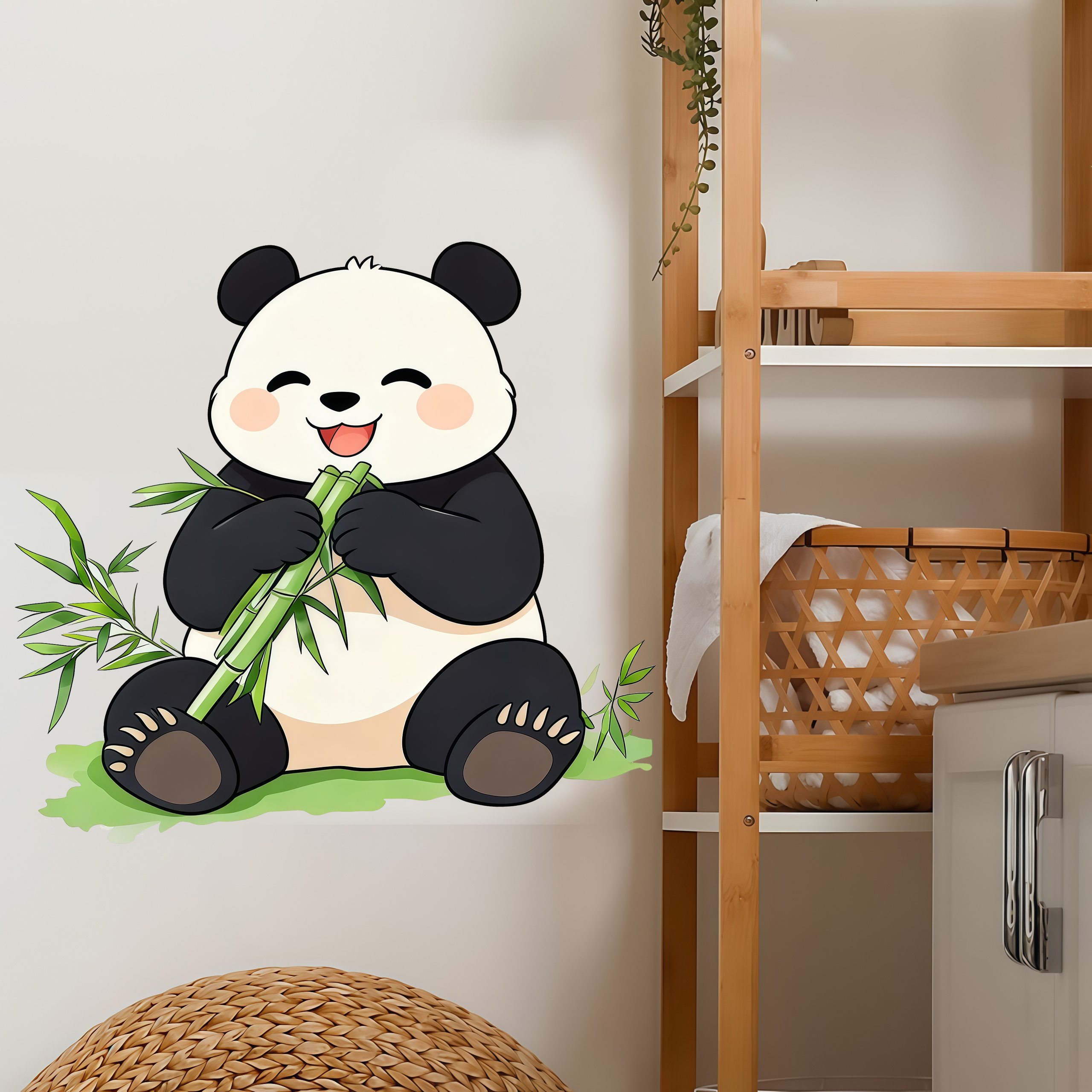 Bamboo And Panda Wall Decals S – обзор и цена Pvc Panel Background