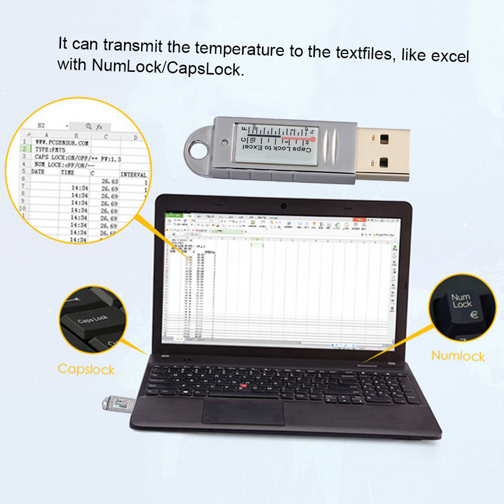 PCsensor USB Thermometer Hygro – обзор и цена Digital Hygrometer Probe