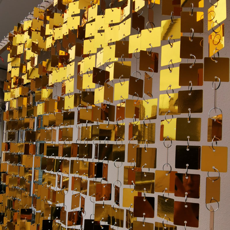 3cm Gold Silver Square Sequins – обзор и цена Pvc Panel Background