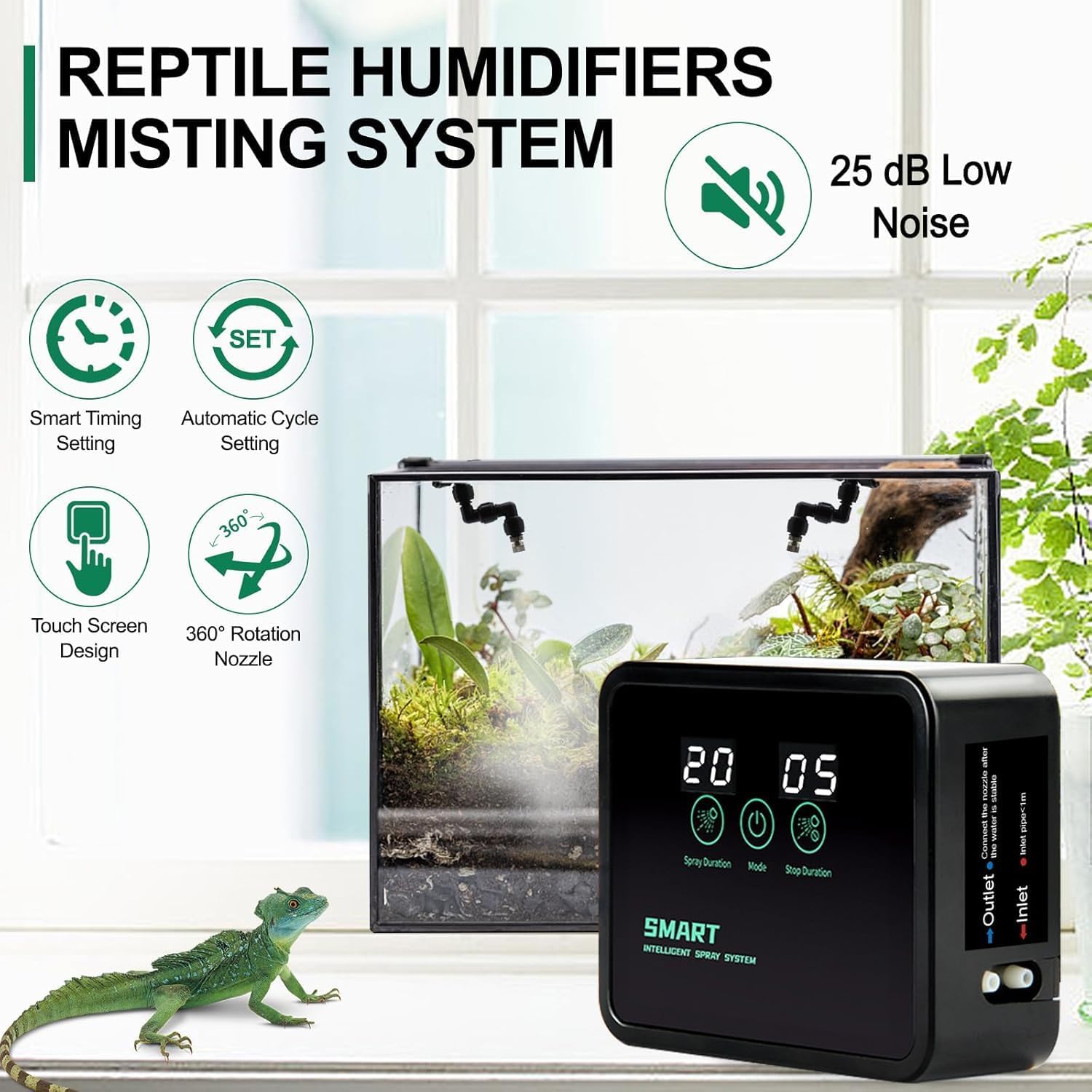 Reptile Humidifiers Smart Mist – обзор и цена Misting Nozzle Reptile